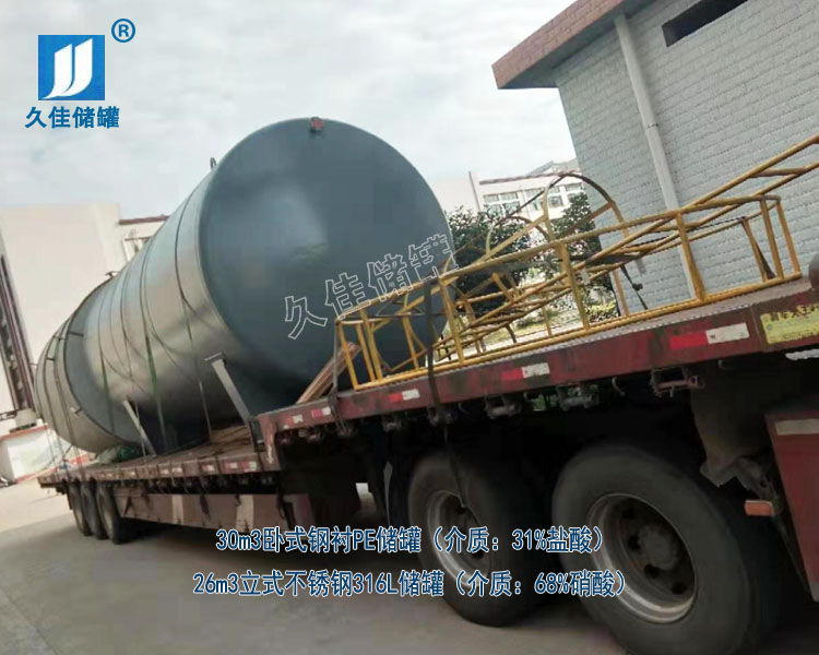 江西30立方鹽酸儲罐和26立方硝酸儲罐廠家哪家好？